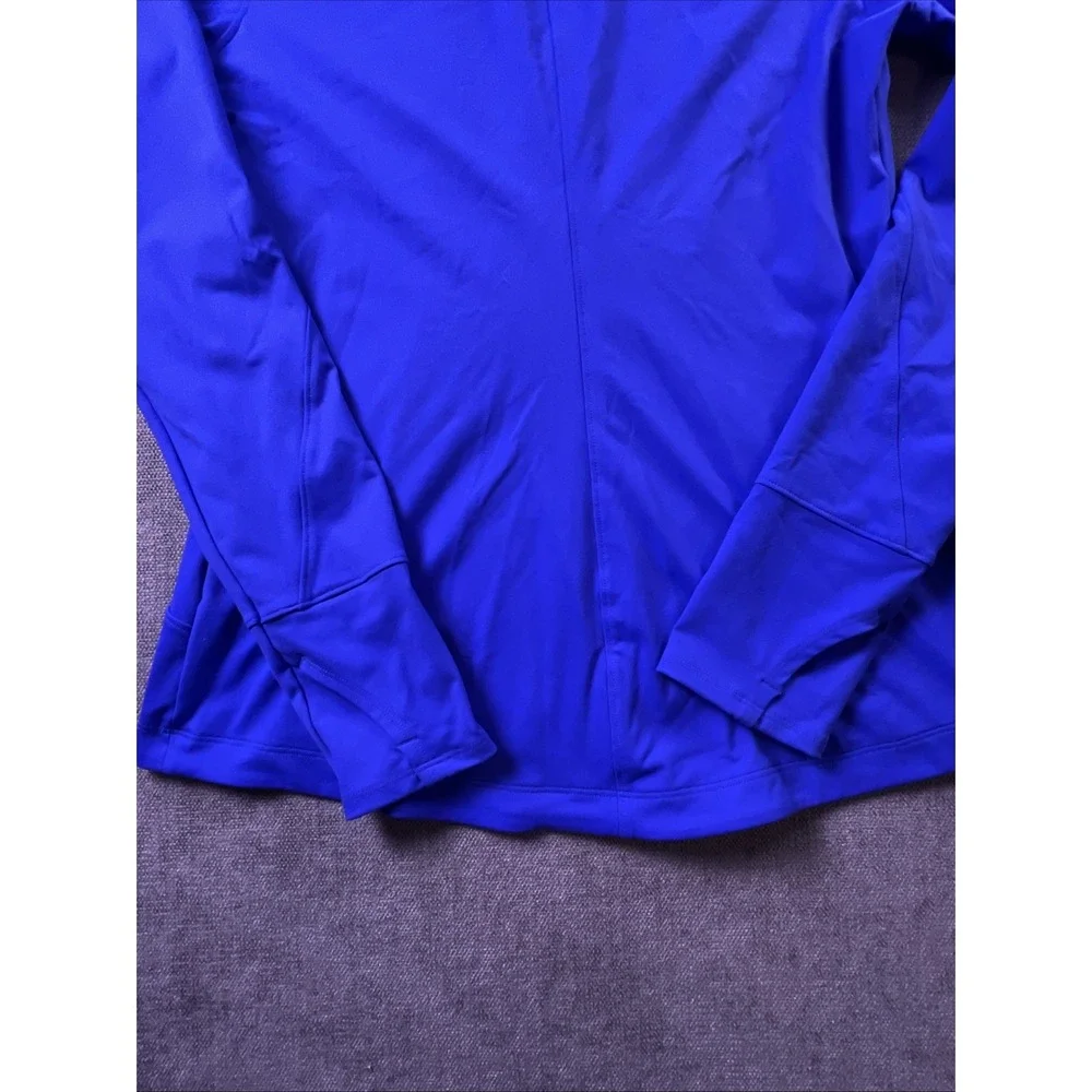VSX Victoria's Secret Sport Knockout Blue 1/2 Zip Pullover Jacket Women's Large - Picture 10 of 11